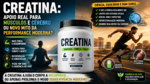 creatina performance cérebro hiperestimulação e recuperação